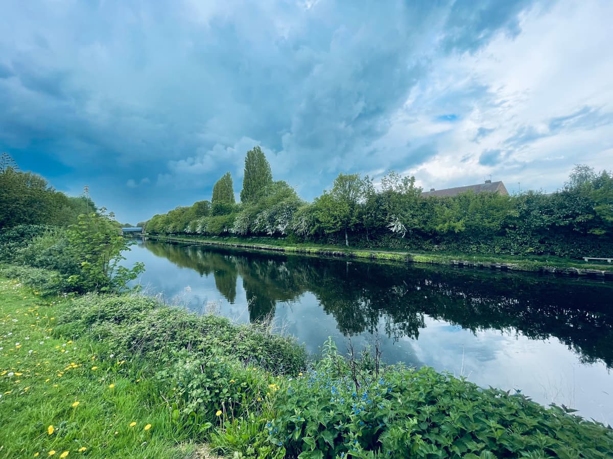 Photo of Knottingley and Goole canal that runs along side T F Morritt Funeral Directors in Knottingley